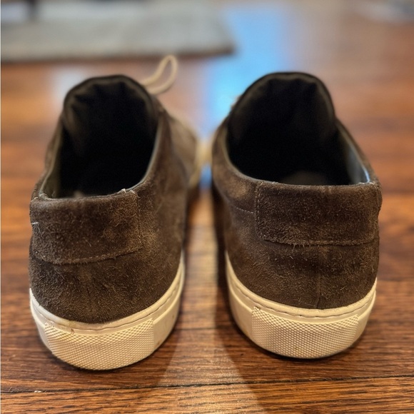 Common Projects Green Suede Men's Sneakers  Designer Luxury Brand Size 13 - Picture 4 of 6